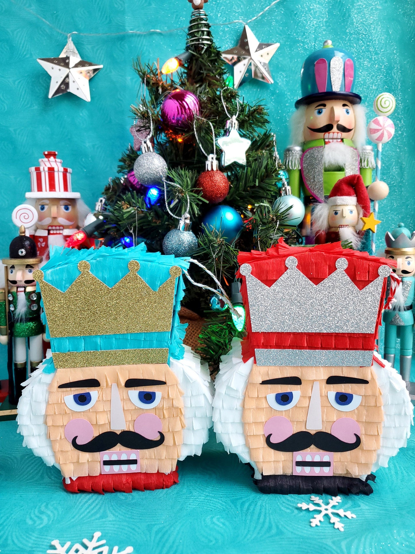 Nutcracker mini pinata 6" Nutcracker party decor Christmas nutcracker Nutcraker theme Nutcracker ballet party Nutcracker party favors (Ea)