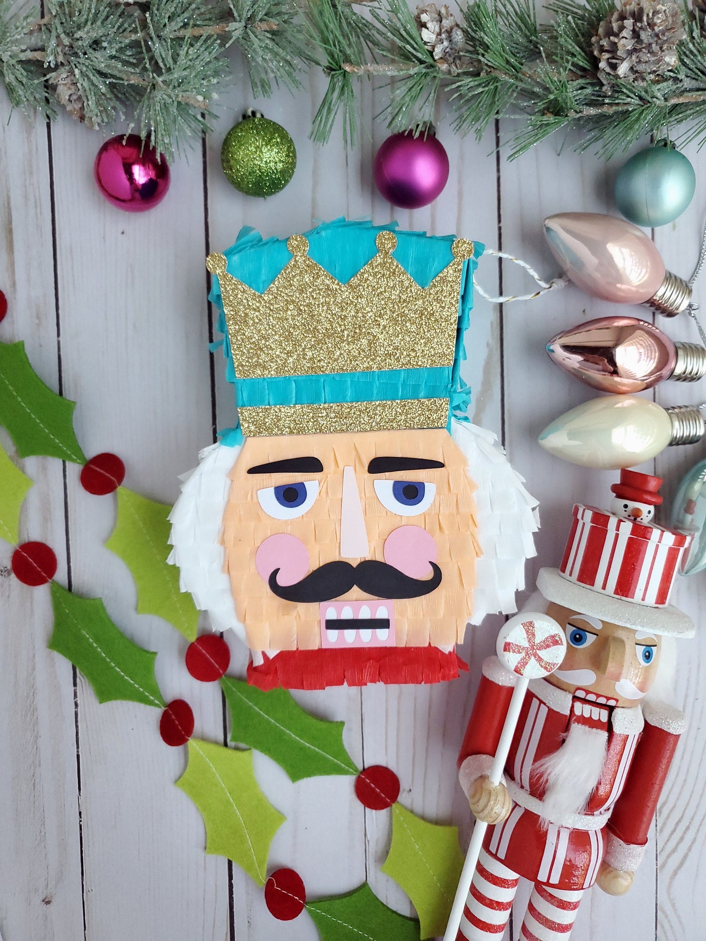 Nutcracker mini pinata 6" Nutcracker party decor Christmas nutcracker Nutcraker theme Nutcracker ballet party Nutcracker party favors (Ea)