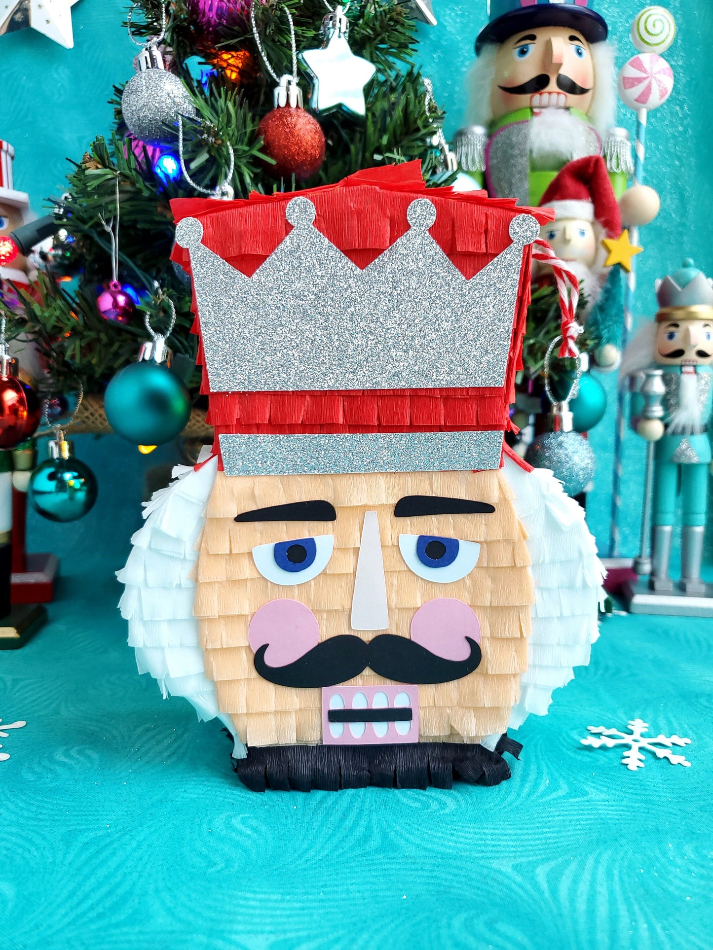 Nutcracker mini pinata 6" Nutcracker party decor Christmas nutcracker Nutcraker theme Nutcracker ballet party Nutcracker party favors (Ea)