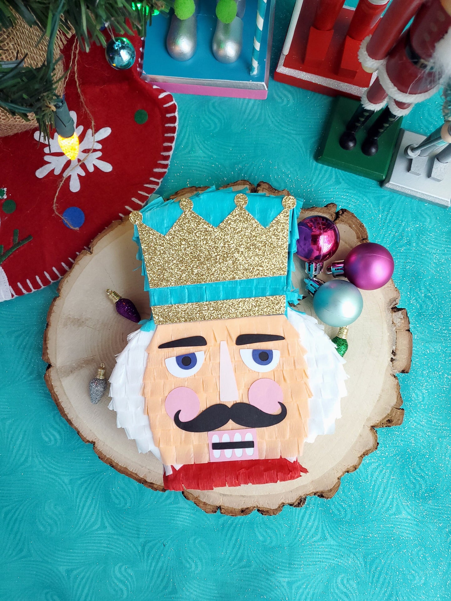 Nutcracker mini pinata 6" Nutcracker party decor Christmas nutcracker Nutcraker theme Nutcracker ballet party Nutcracker party favors (Ea)