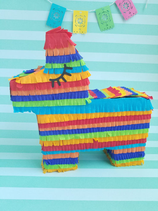 Donkey piñata centerpiece 11" Fiesta decor Mexican theme Taco bout baby Taco twosday party Fiesta Wedding Valentines box, Donkey centerpiece