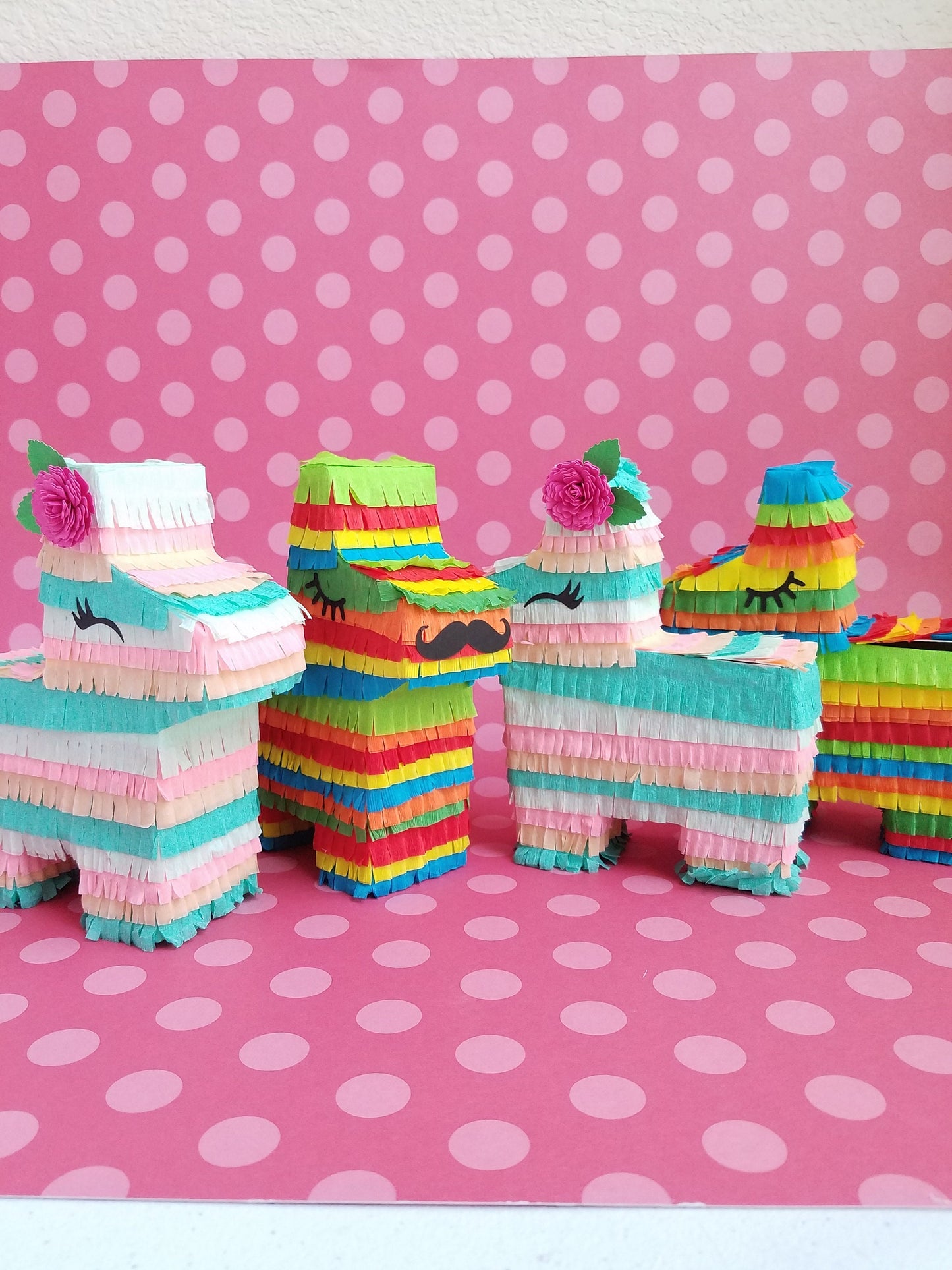 Set of 6 Extra Mini 4.5" donkey piñata, Fiesta wedding favor, Mexican theme wedding, Bridesmaid proposal, Groomsmen proposal, Fiesta theme