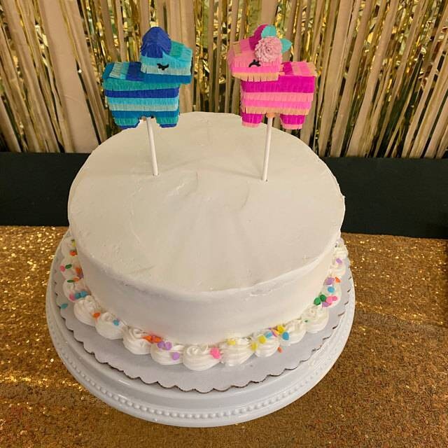 Gender reveal cake topper set of 2, Fiesta baby shower, Twin baby shower,  Fiesta theme topper, Fiesta engagement, Groom & Bride Fiesta topper