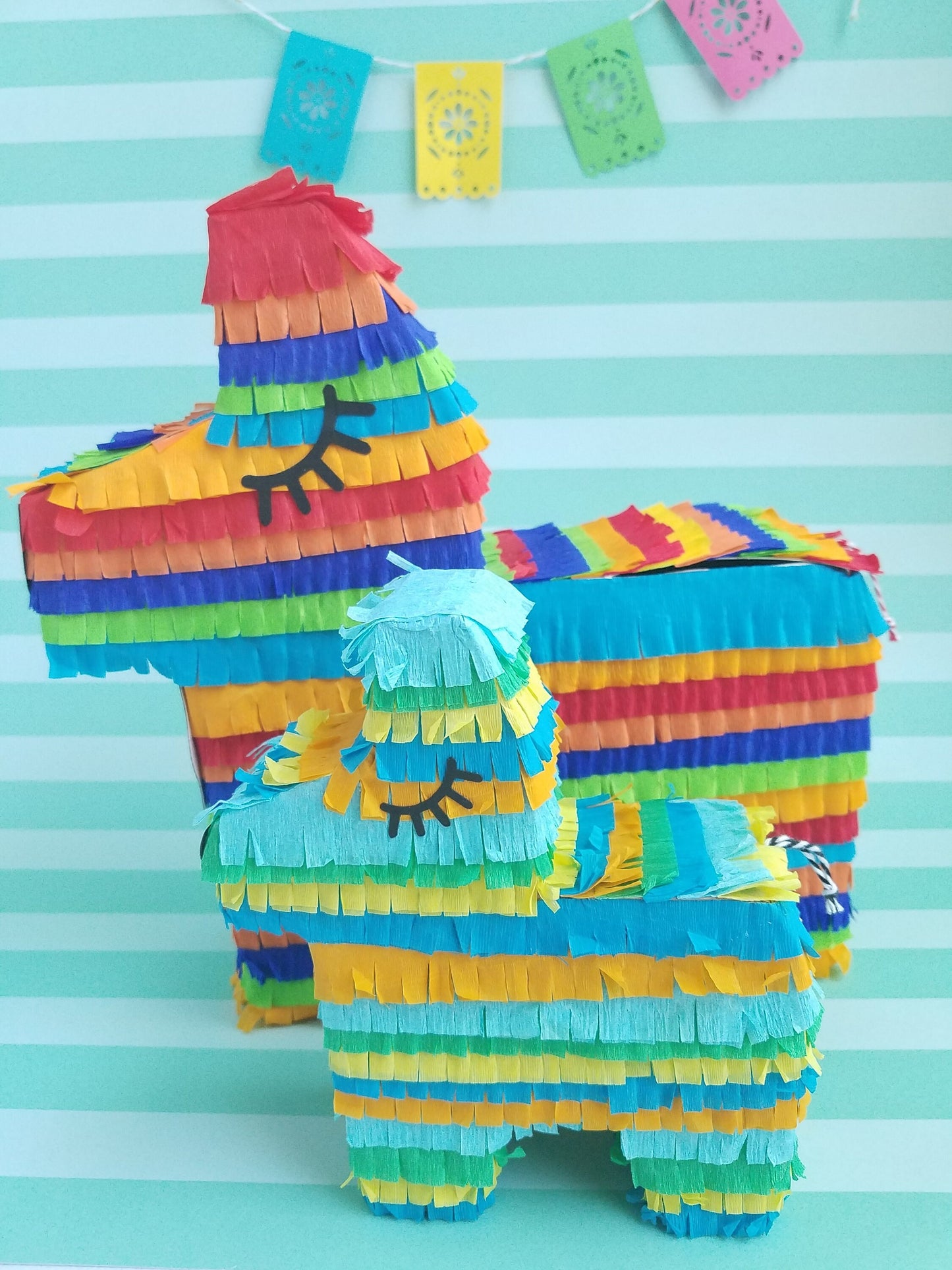 Donkey piñata centerpiece 11" Fiesta decor Mexican theme Taco bout baby Taco twosday party Fiesta Wedding Valentines box, Donkey centerpiece