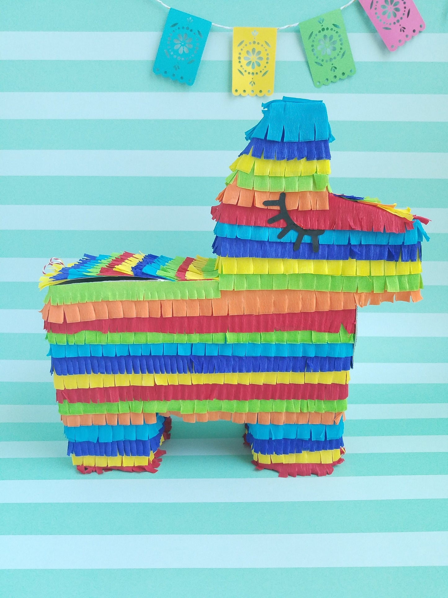 Donkey piñata centerpiece 11" Fiesta decor Mexican theme Taco bout baby Taco twosday party Fiesta Wedding Valentines box, Donkey centerpiece