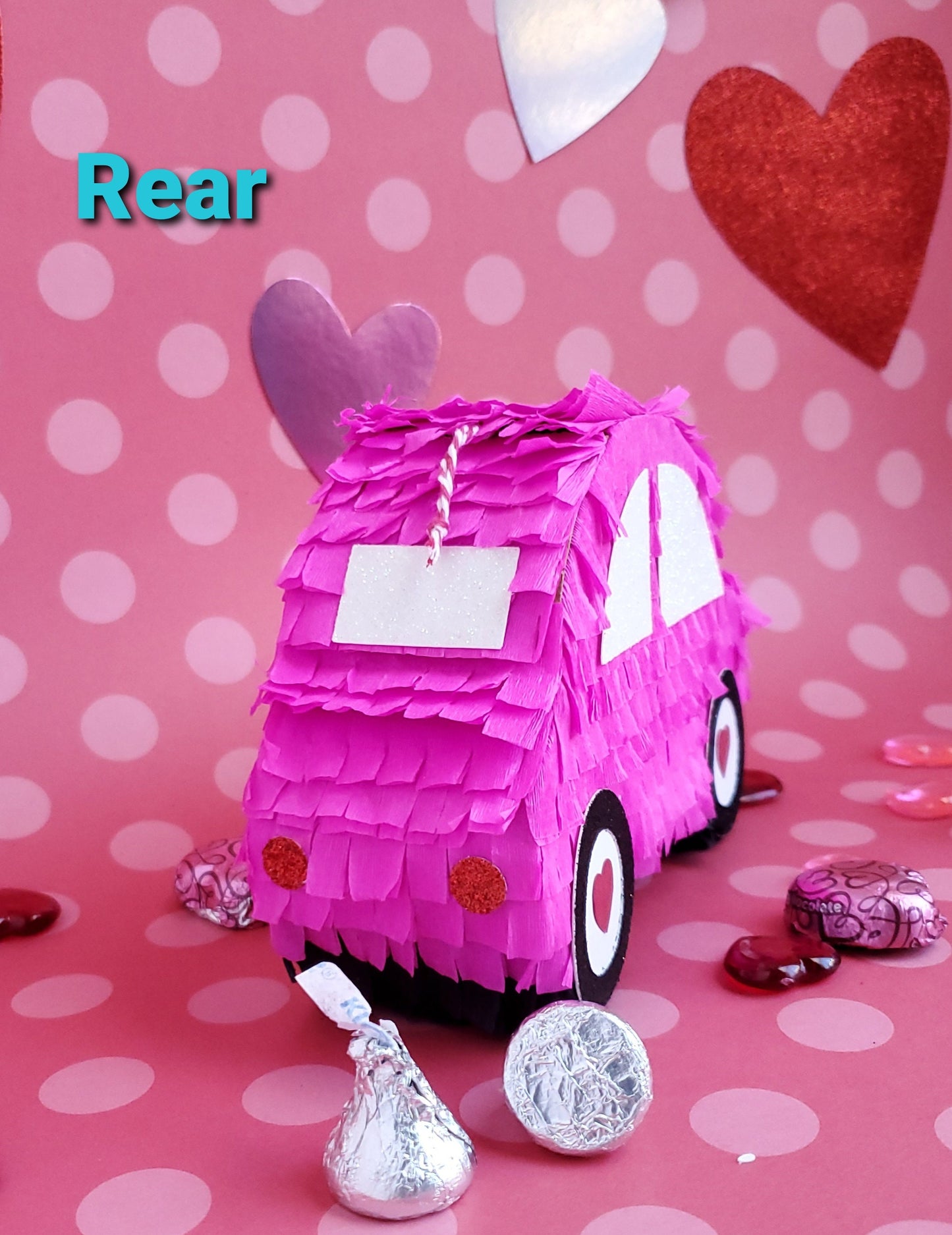 Car mini piñata Love buggy Car piñata Car party favor Transportation theme Valentines buggy piñata Mini car piñata Vehicle theme party (Ea.)