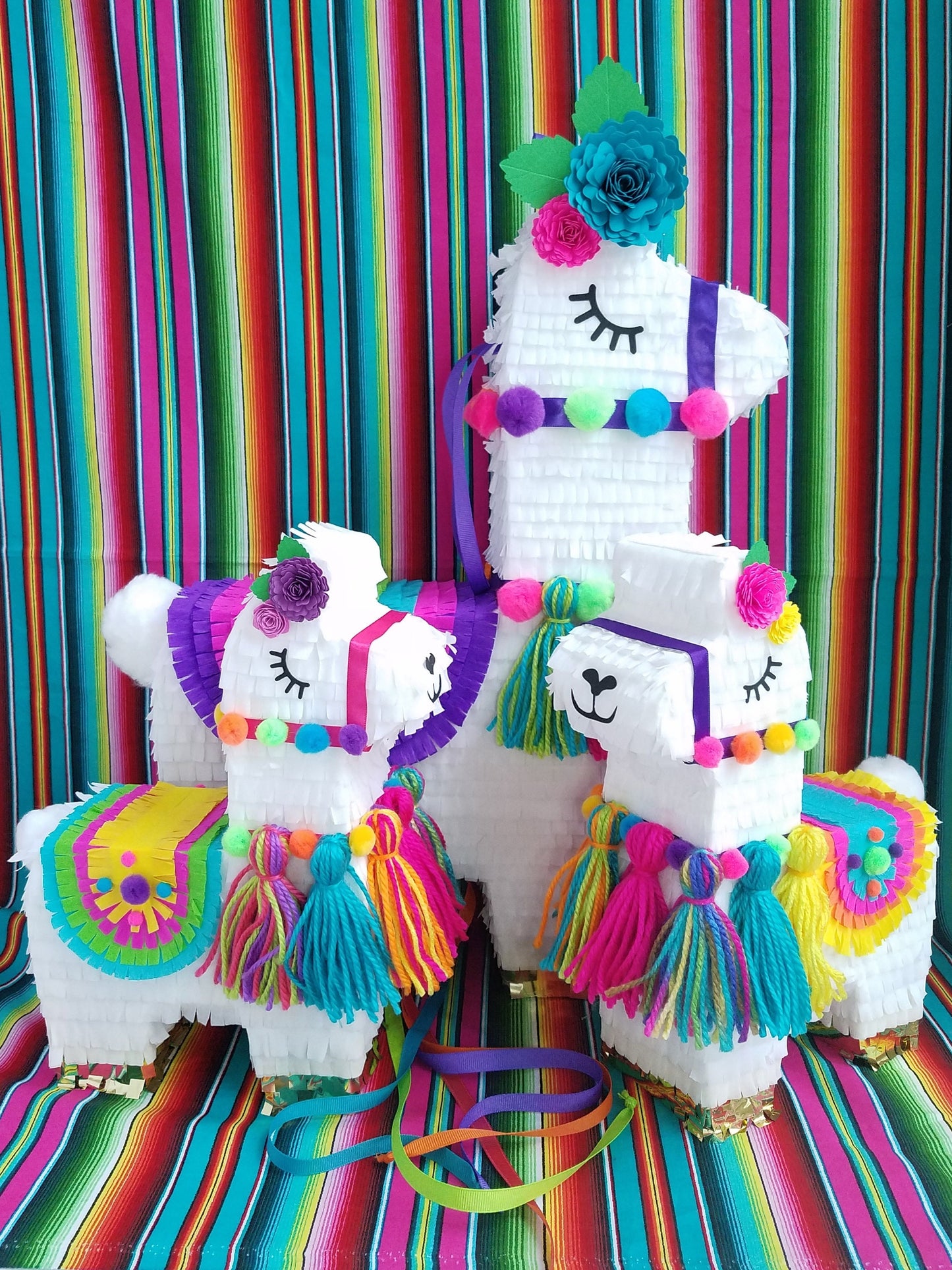 Llama piñata 18" tall Llama party decor Llama birthday piñata Llama baby shower Alpaca party Alpaca birthday Llama decor Alpaca piñata