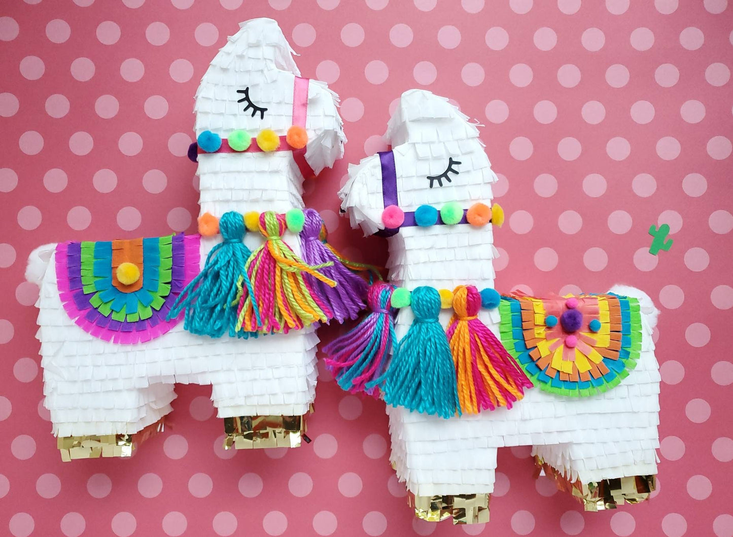 Llama piñata centerpiece 11" tall Llama party Llama birthday decor Llama bachelorette Llama baby shower Alpaca party Valentine's Box (1x)