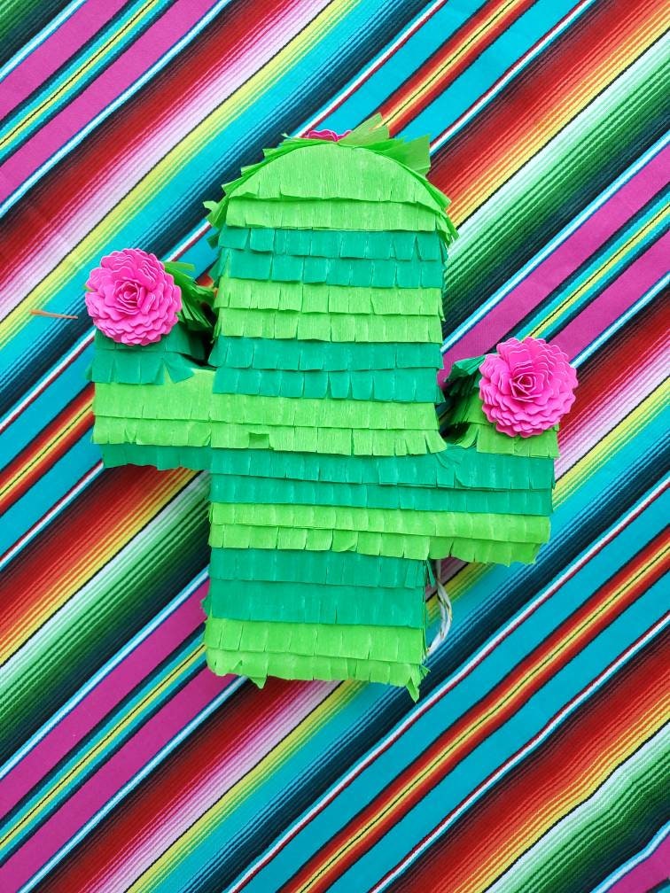 One 6.5" Cactus mini piñata, Cacti party favor, Cactus party, Cactus birthday, Mexican Fiesta, Fiesta bridal shower, Cactus decor, Cowgirl