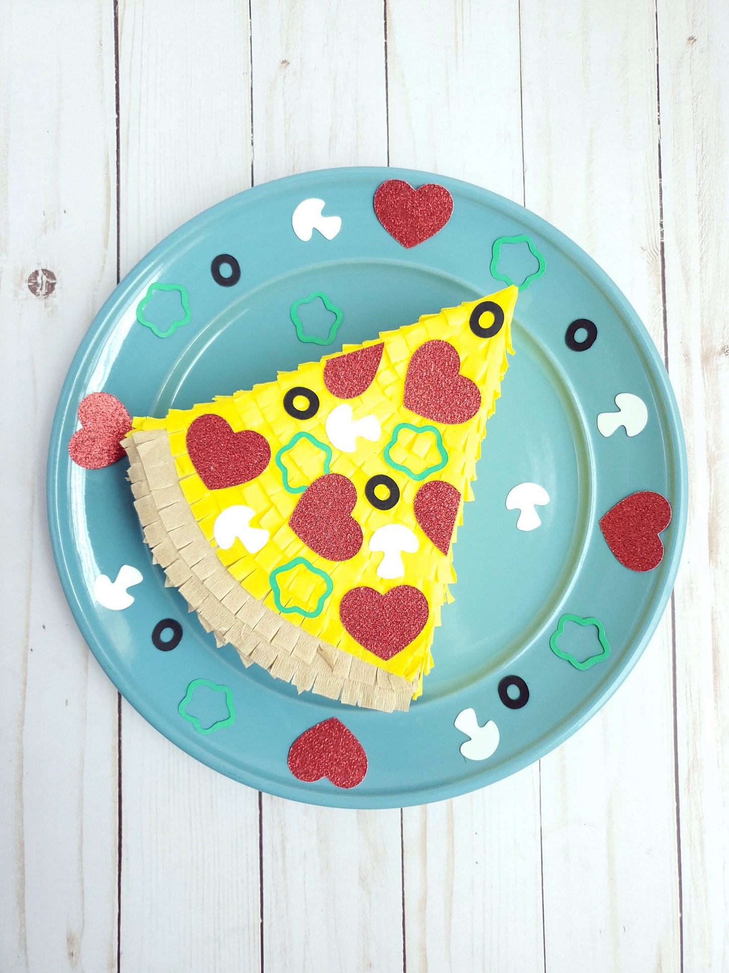 Pizza party 7" mini pinata, Pizza my heart, Galentines party, Pizza theme, Pizza birthday, Pizza slice decor, Mini pizza piñata (Ea)